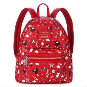 Disney Parks Holiday Snacks Loungefly Backpack